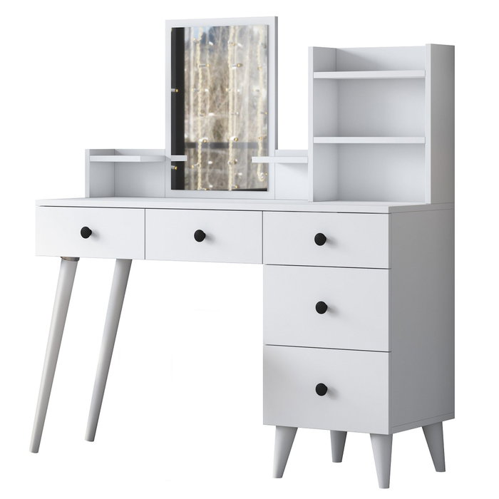 Hanah Home Mesa de maquillaje Bj101 - 2293 Blanca Hanah Home Mesa de maquillaje Bj101 - 2293 Blanca